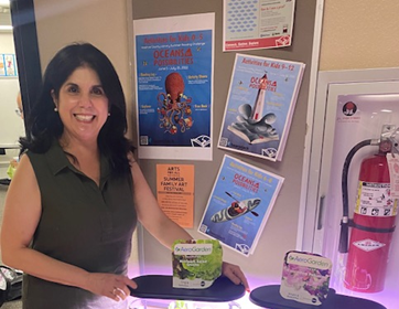   Belinda Hernandez visiting summer school